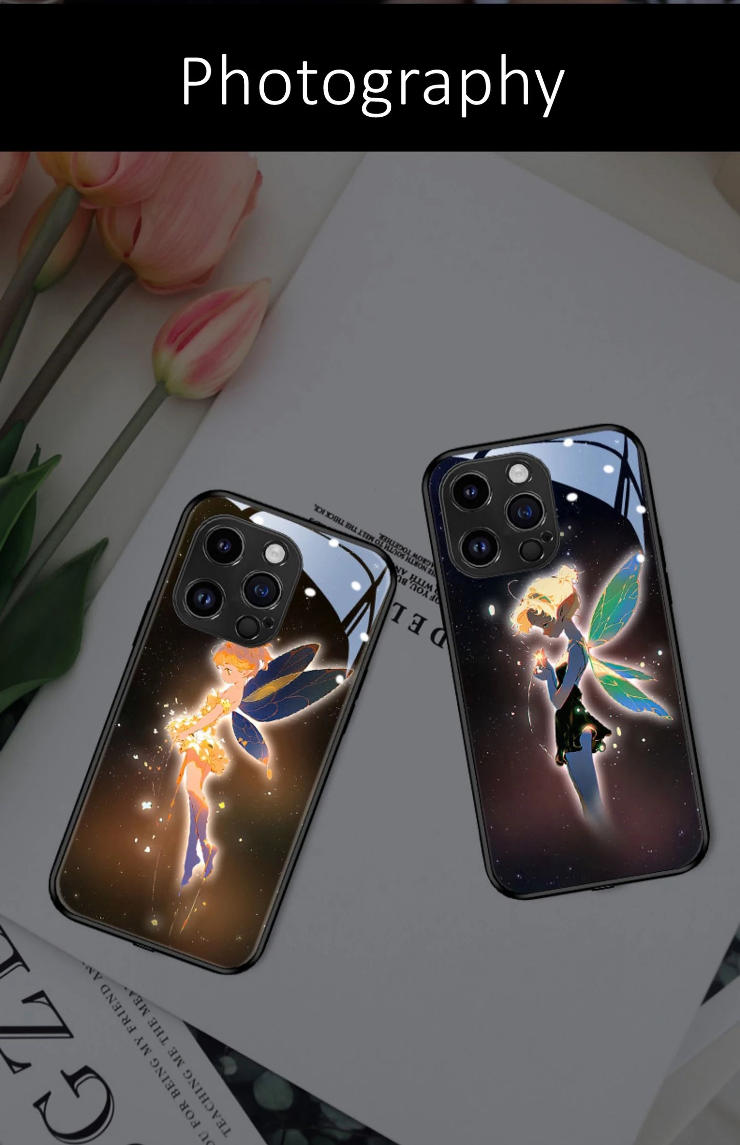 Iphone Case | LED Light Glowing Luminous Tempered Glass