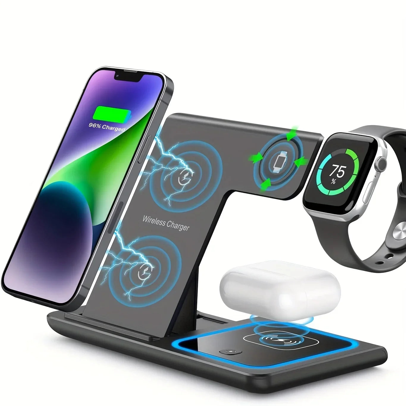 Wireless Charger 3 in 1 For iPhone ONLY