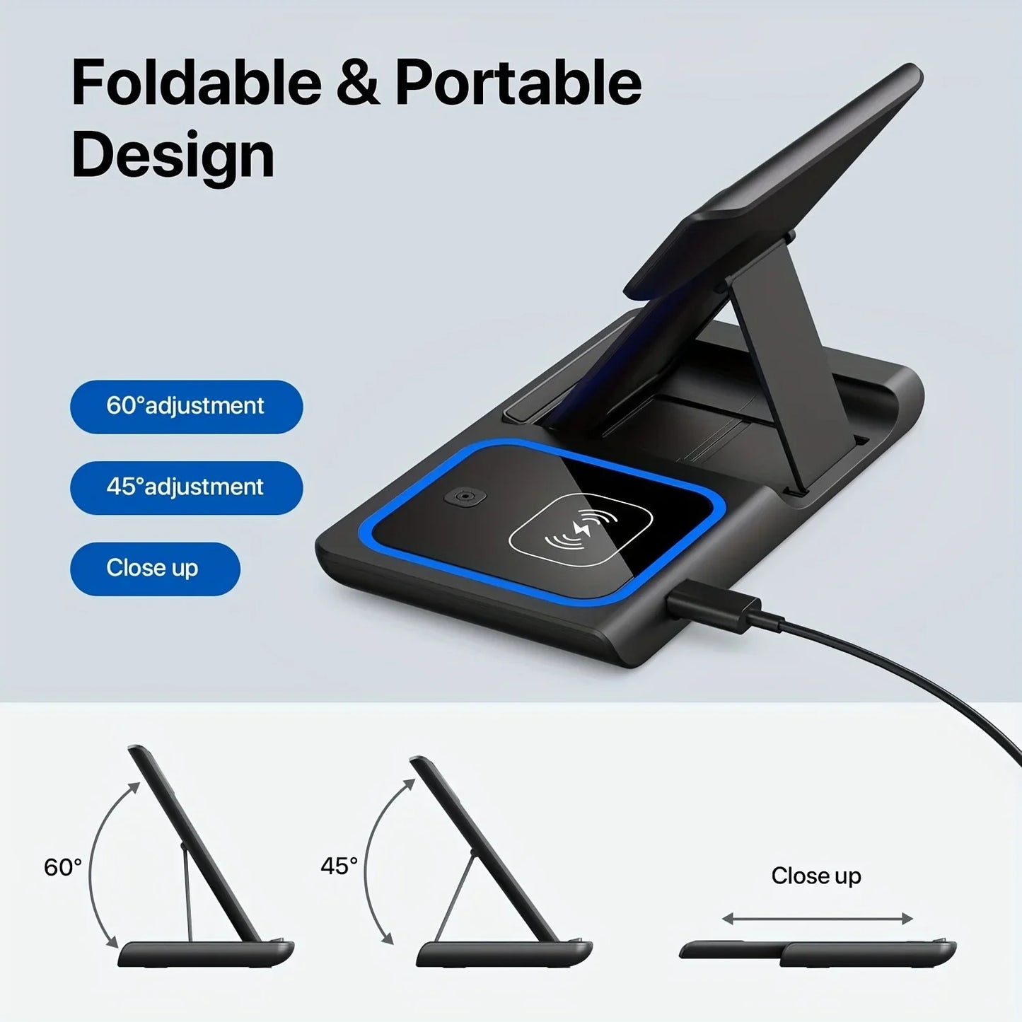 Wireless Charger 3 in 1 For iPhone ONLY